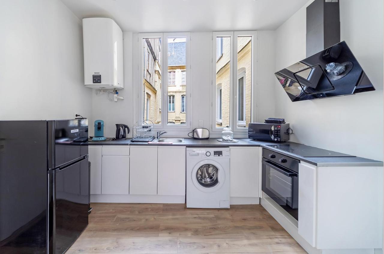 Welcome home ! Bel appartement hyper centre ville - rue piétonne Dieppe Esterno foto